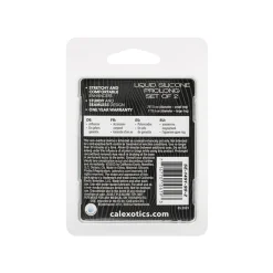 Discount LoversStores Alpha Liquid Silicone Prolong Set of 2 Cock Rings