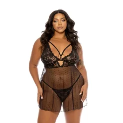 Hot LoversStores Aphrodite Lace Babydoll & G-String