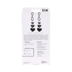 Best LoversStores Black Heart Nipple Ties