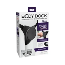 New LoversStores Body Dock G-Spot Pro Suction Base Harness with Vibrating Plug
