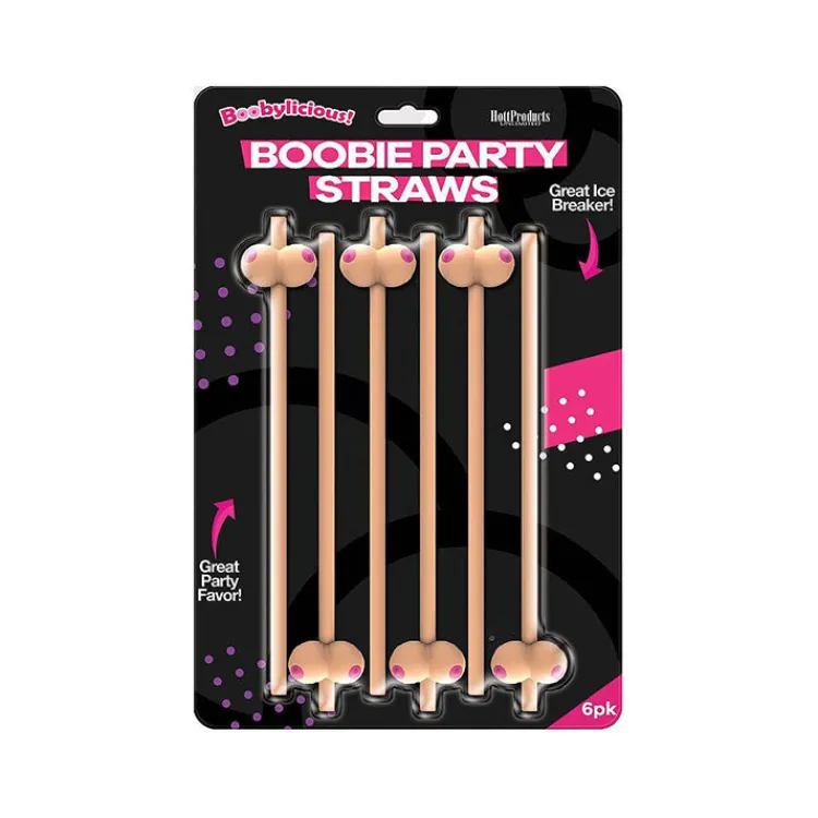 Best LoversStores Boobie Party Straw 6 Pack