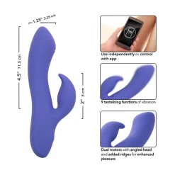Clearance LoversStores Cal Exotics Connect App Controlled Dual Stimulator Vibrator