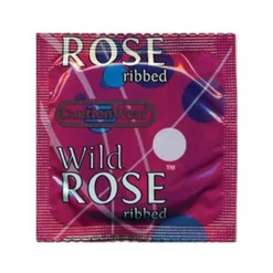 Outlet LoversStores Caution Wear Wild Rose Condom