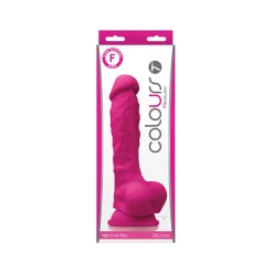 Clearance LoversStores Colours Firm Silicone 7in Dildo