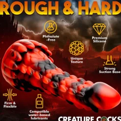 Best LoversStores Creature Cocks Demon Rising Scaly Dragon Dildo