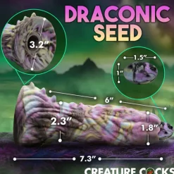 Outlet LoversStores Creature Cocks Dragon Spawn Ovipositor Dildo with Eggs