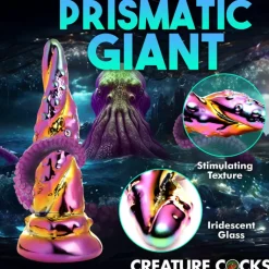 Discount LoversStores Creature Cocks Enchantress Rainbow Glass Dildo