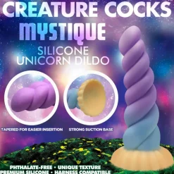 Online LoversStores Creature Cocks Mystique Silicone Unicorn Dildo