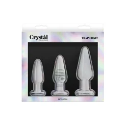 Fashion LoversStores Crystal Glass Anal Training Kit