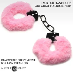 Outlet LoversStores Cuffed in Fur Pink Furry Handcuffs