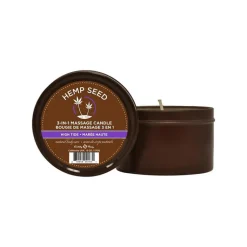 Online LoversStores Earthly Body 6oz Soy Hemp Massage Candles