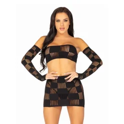 Clearance LoversStores Ego Trip Checkerboard Bandeau Set