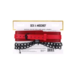 Hot LoversStores Ex's & Oh's Collar and Leash