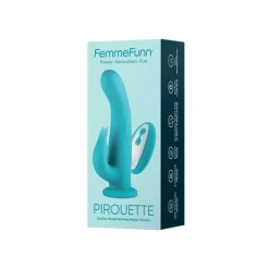 Discount LoversStores FemmeFunn Pirouette Suction Base Rotating Rabbit Vibrator