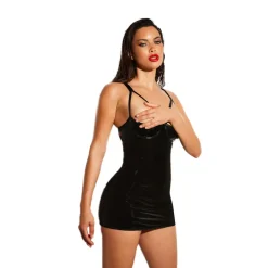 Discount LoversStores Fetish Bondage Open Cup Babydoll Dress