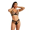 Hot LoversStores Fetish Dominant Cage Bra Set Black