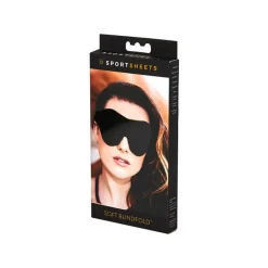 New LoversStores Flirt Soft Blindfold Black