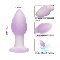 Outlet LoversStores Lavender Haze Ridge Vibrating Butt Plug