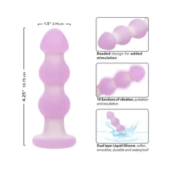 Sale LoversStores Lavender Haze Vibrating Beaded Butt Plug