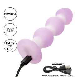 Sale LoversStores Lavender Haze Vibrating Beaded Butt Plug