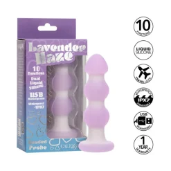 Sale LoversStores Lavender Haze Vibrating Beaded Butt Plug