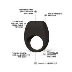 Clearance LoversStores LELO Tor 3 App Controlled Vibrating Cock Ring