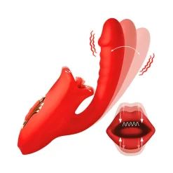 Clearance LoversStores Lickgasm Deep Kiss Kissing Rabbit Vibrator