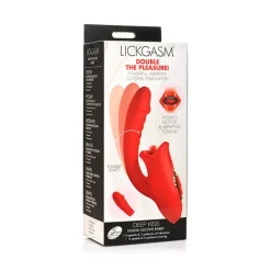 Clearance LoversStores Lickgasm Deep Kiss Kissing Rabbit Vibrator