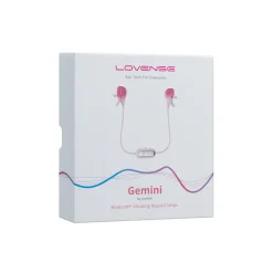 Clearance LoversStores Lovense Gemini Bluetooth Controlled Vibrating Nipple Clamps