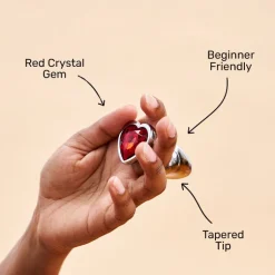 Clearance LoversStores Lovers Heart Gemstone Anal Plug