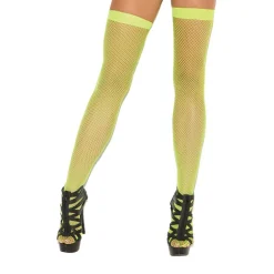Fashion LoversStores Neon Fishnet Thigh Highs