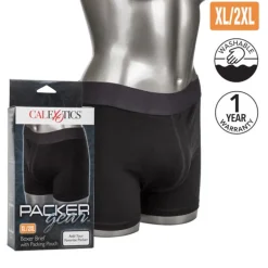 Outlet LoversStores Packer Gear Boxer With Pouch Black