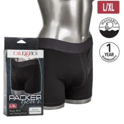 Outlet LoversStores Packer Gear Boxer With Pouch Black