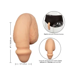 Outlet LoversStores Packer Gear 4" Silicone Packing Penis