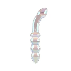 Sale LoversStores Playboy Pleasure Jewels Double Glass Dildo