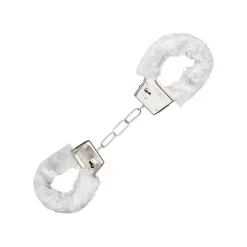 Hot LoversStores Playful White Furry Cuffs