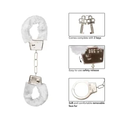 Hot LoversStores Playful White Furry Cuffs