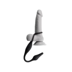Hot LoversStores Plug & Tug Vibrating Cock Ring Butt Plug