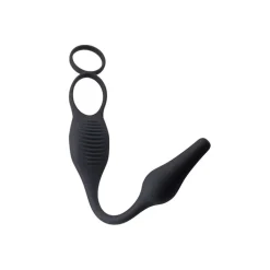 Hot LoversStores Plug & Tug Vibrating Cock Ring Butt Plug