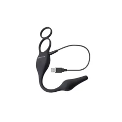 Hot LoversStores Plug & Tug Vibrating Cock Ring Butt Plug