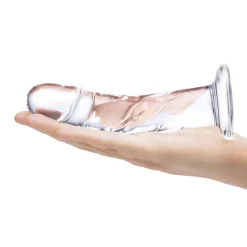 Fashion LoversStores 7" Curved Realistic Glass Dildo