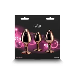 New LoversStores Rear Assets 3pc Rose Gold Anal Training Kit