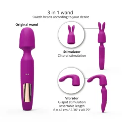 Fashion LoversStores R-Evolution Vibrating Wand & Attachments