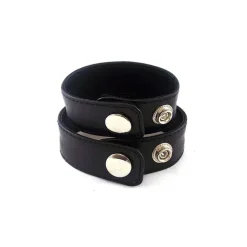 Hot LoversStores Rouge Leather Double Cock Strap
