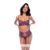 Best LoversStores Sensual Strokes 3pc Bra Set Mauve