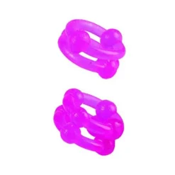 Sale LoversStores Silicone Island Double Stacker Cock Rings