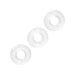 Discount LoversStores Silicone Stacker Rings - 3 Pack