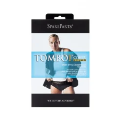Discount LoversStores SpareParts Tomboi Cover Brief Style Underwear & Harness Black
