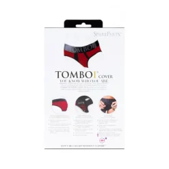 Discount LoversStores SpareParts Tomboi Cover Brief Style Underwear & Harness Black