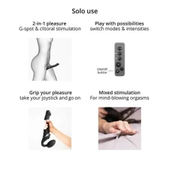 New LoversStores Strap-On-Me Multi-Orgasm Bendable Strap On